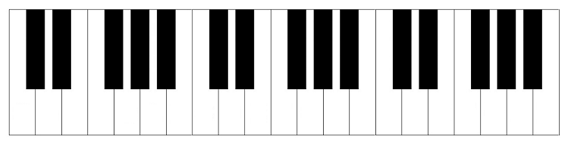 Printable Piano Piano Keyboard Layout 61 Keys - Alivromaniaca